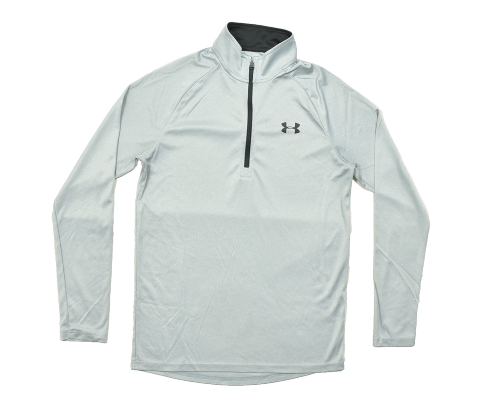 Under Armour Men's Gray HeatGear 1/4 Zip Pullover Loose Fit Regular Size S